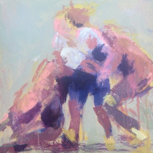 Women's Rugby inspired art - Abbie - LJagz-studio