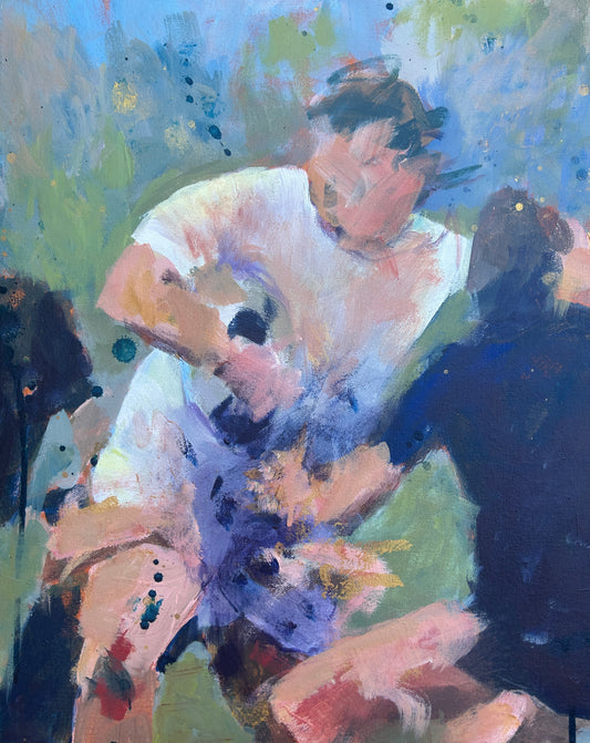 Sarah  - Women's Rugby inspired art - LJagz-studio