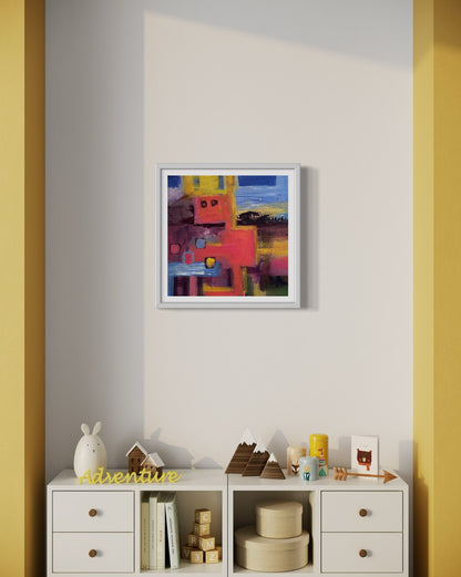 "Robocik in a crown" Limited edition print - LJagz-studio