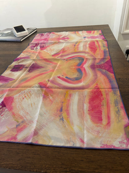 Love candy - silk scarf - perfect Mother's Day gift - LJagz-studio