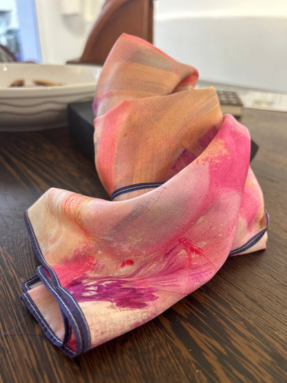 Love candy - silk scarf - perfect Mother's Day gift - LJagz-studio