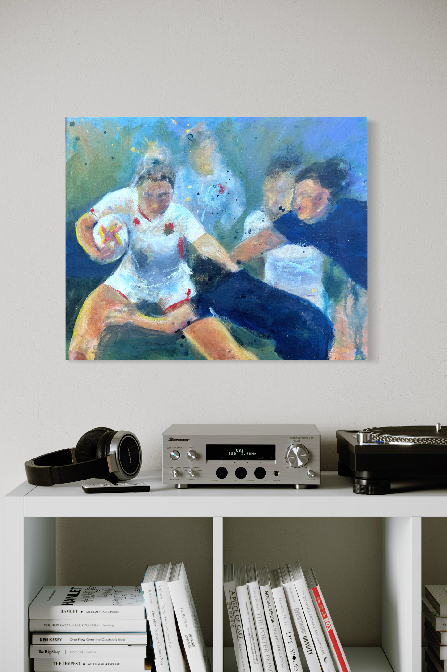Megan and Illona  - Women's Rugby inspired art - LJagz-studio
